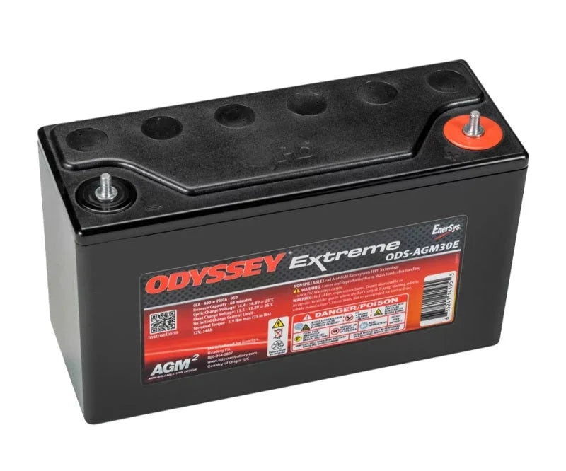 Odyssey Battery Powersport Extreme AGM Battery (PC950) - Side View