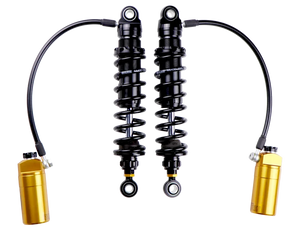 Ohlins 14-24  Harley FL Touring STX 36 Twin Blackline 13in Stiffer Spring Shocks - Main Product View