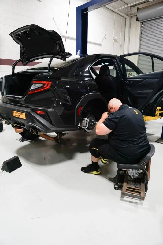 Ohlins 2022+ Subaru WRX (VB) Road & Track System (Excl. Electric Shock Models) - Side View