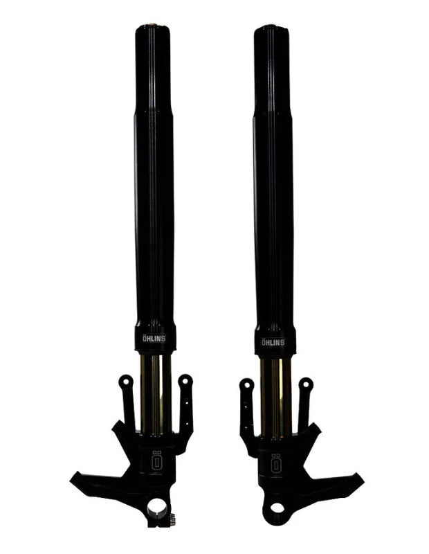 Ohlins 23-24 Harley Davidson American V-Twin 48 Blackline Front Fork - Back View