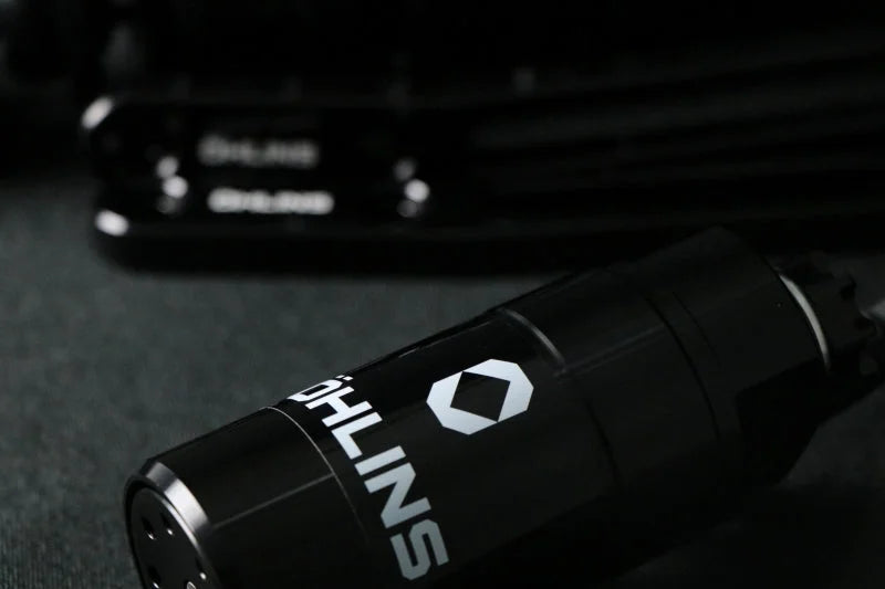 Ohlins STX 36 Twin Blackline 12in Blk Reservoir Shocks - Main Product View