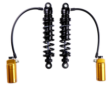 Load image into Gallery viewer, Ohlins STX 36 Twin Blackline 12in Stiffer Spring Shocks fits 2014-2025 Harley-Davidson FL Touring - Detail View