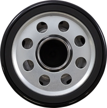 Load image into Gallery viewer, Oil Filter - Black DragSpecialties T14-0027B - Side View