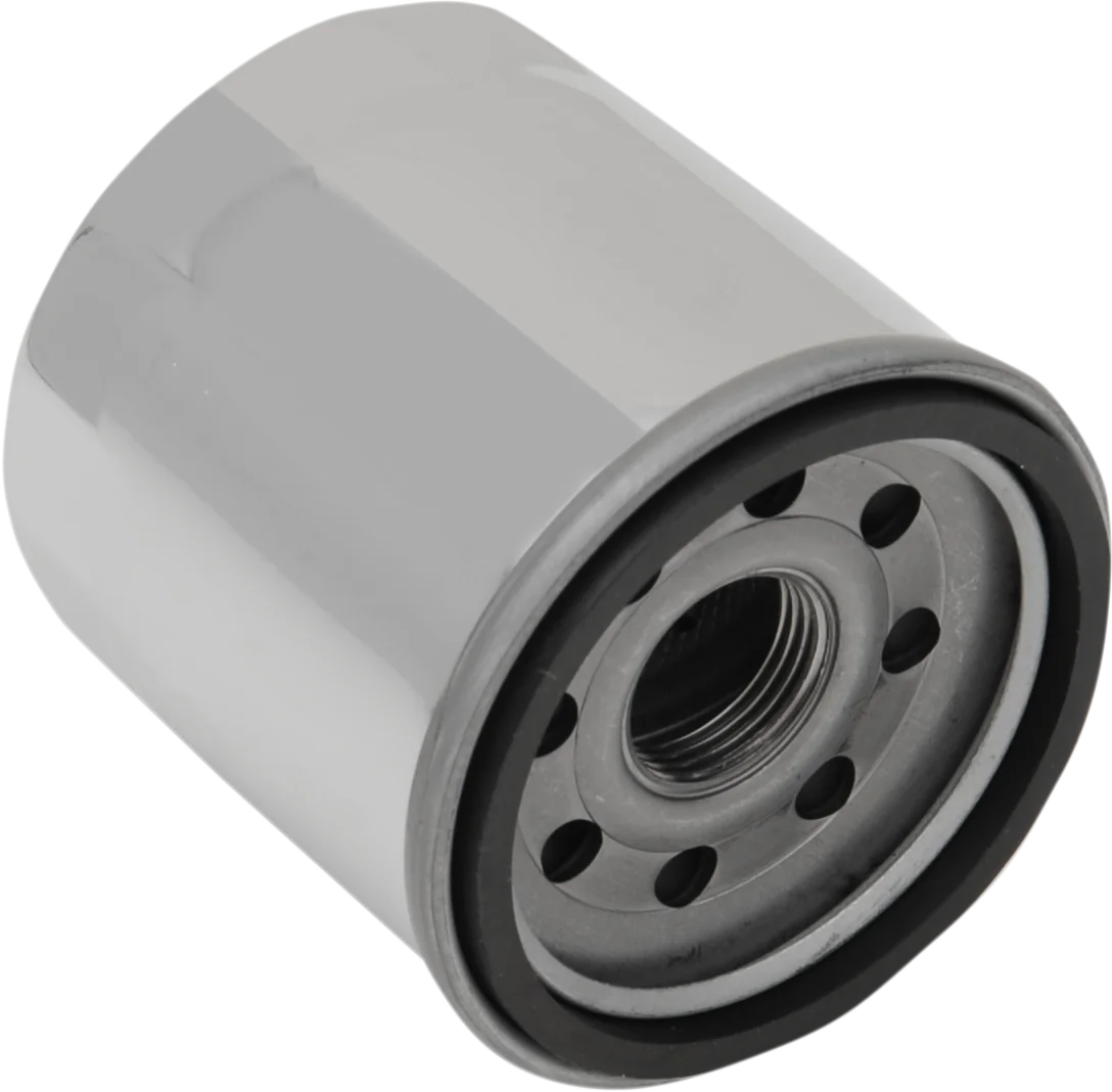 Oil Filter - Black - Indian DragSpecialties T14-0025 - Side View
