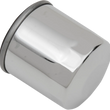 Load image into Gallery viewer, Oil Filter - Chrome - Indian DragSpecialties T14-0025C - Side View