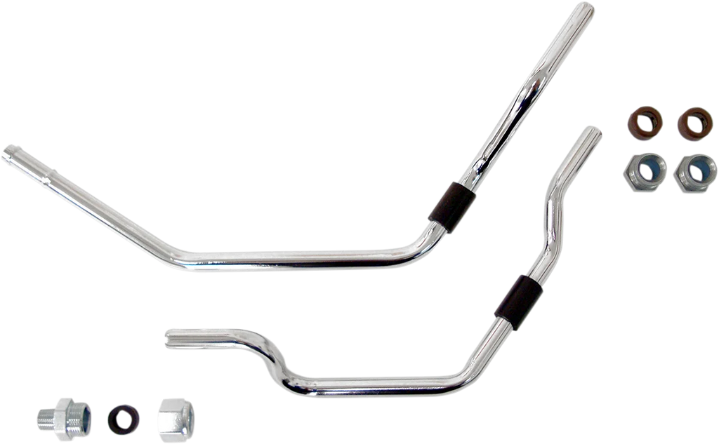Oil Filter Line Kit - Chrome - Softail DragSpecialties 74915 - Main Product View