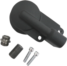 Load image into Gallery viewer, Oil Filter Mount - Black DragSpecialties 74900W - Main Product View