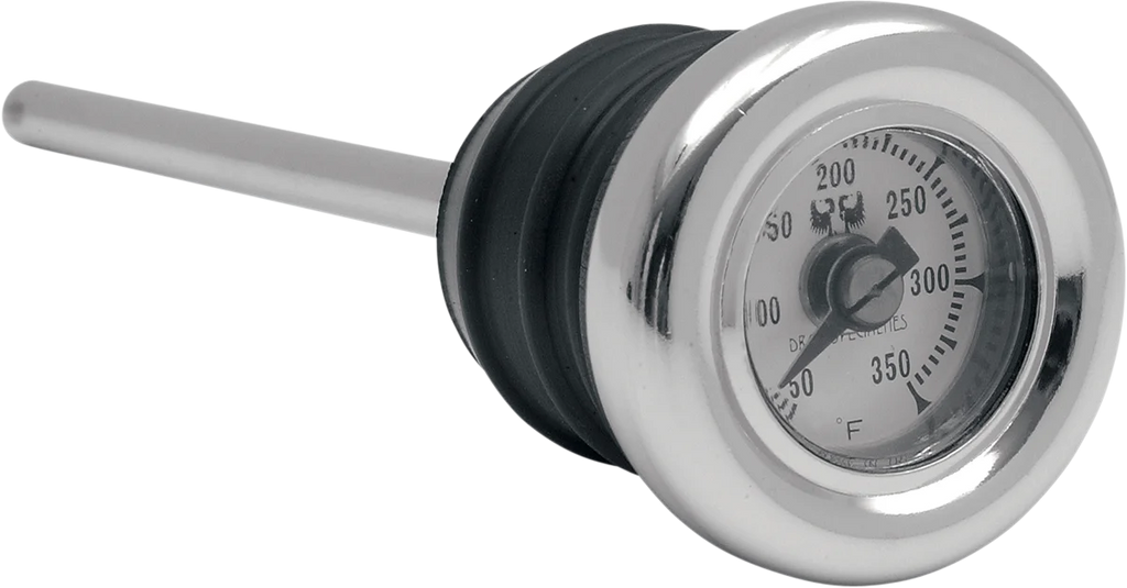 Oil Plug - With Temperature Gauge - 1.62" DragSpecialties 82574 - Side View