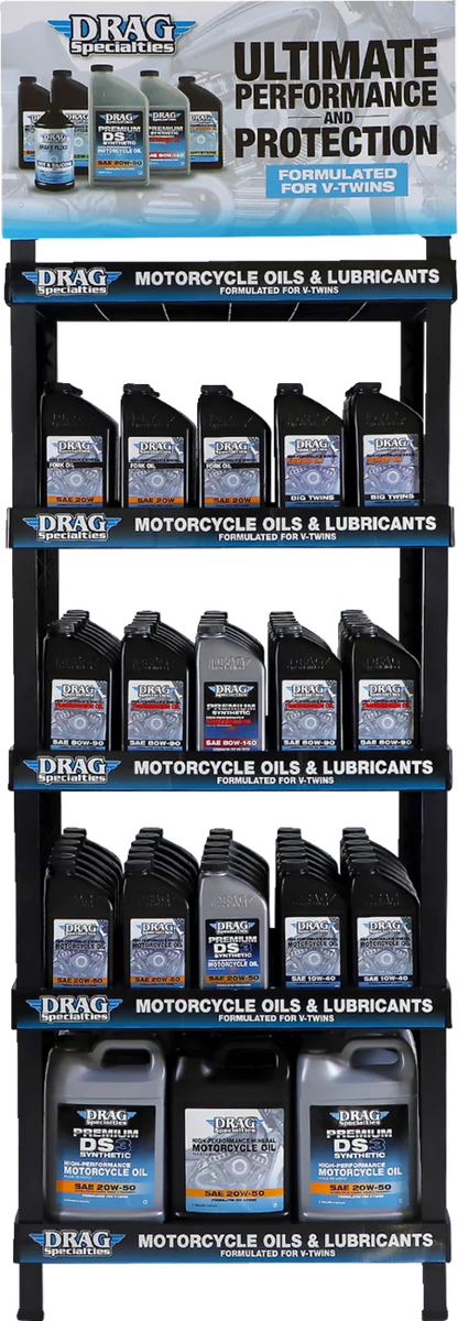 Oil Shelf Display DragSpecialties X80-6025-5 - Side View