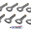 Load image into Gallery viewer, Oliver Connecting Rods SBC 4340 I-Beam Rod Set 6.125  2.100 Pin Dia. C6125STSW8