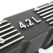 Load image into Gallery viewer, Omix Black Aluminum Valve Cover Kit 4.2L 81-86 CJ - Installation View
