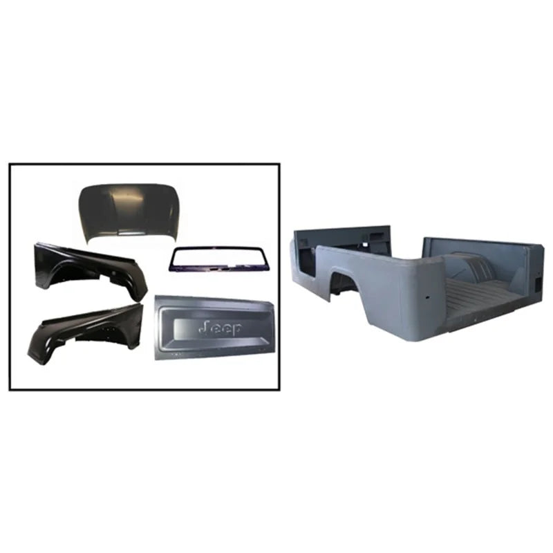 Omix Body Tub Logo 81-86 Jeep CJ-8 - Detail View