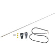 Load image into Gallery viewer, Omix Chrome Antenna Kit 76-95 Jeep CJ &amp; Wrangler - Side View
