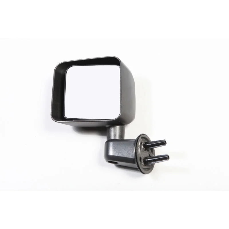 Omix Door Mirror Black LH- 07-18 Jeep Wrangler JK - Main Product View