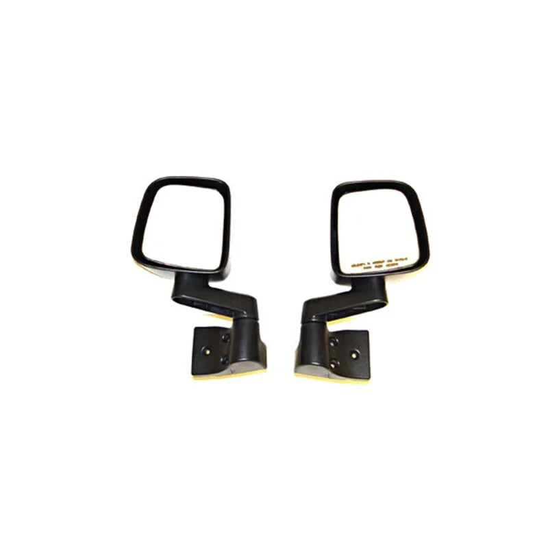 Omix Door Mirror Kit Black- 87-06 Jeep Wrangler - Main Product View
