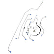 Load image into Gallery viewer, Omix Full Brake Line Set 50-52 Willys M38