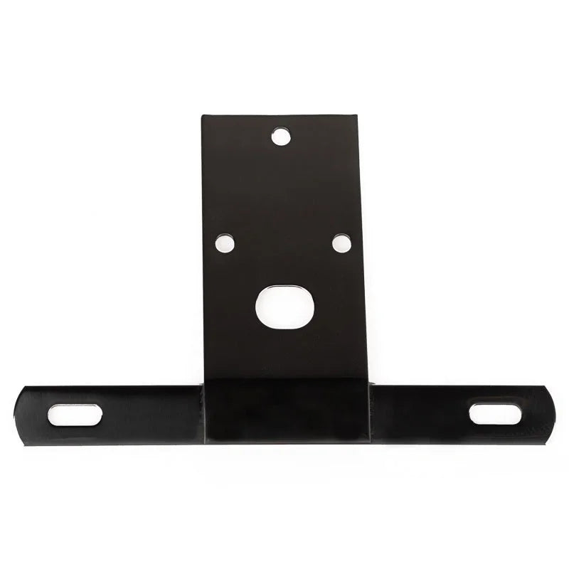Omix License Plate Bracket Black- 76-86 CJ Models - Side View