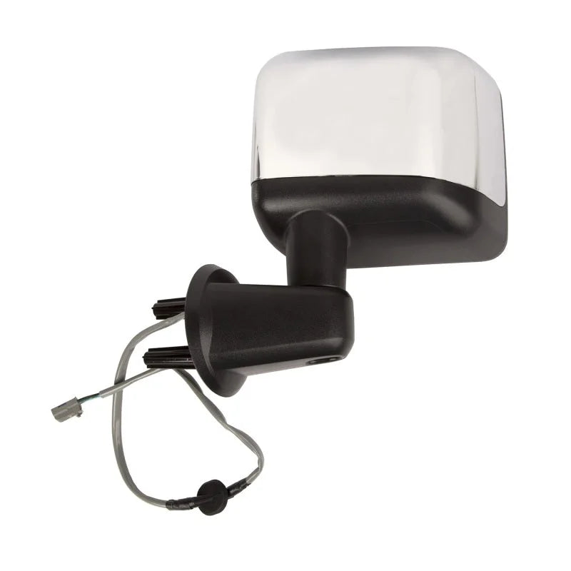 Omix Mirror Power Heated Chrome Cover Left- fits 2014 Jeep Wrangler - Side View