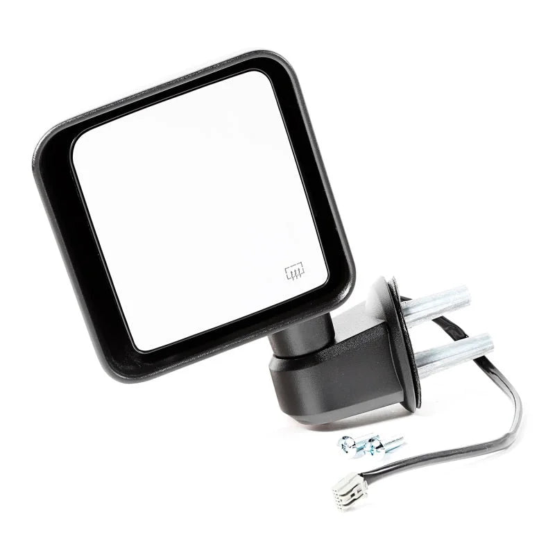 Omix Mirror Power Heated LH Black- 14 Jeep Wrangler - Main Product View