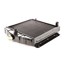 Load image into Gallery viewer, Omix Radiator 2 Row 134 Cubic Inch 55-71 Jeep CJ - Side View