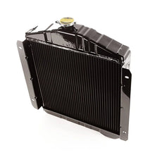 Load image into Gallery viewer, Omix Radiator 2 Row 134 Cubic Inch 55-71 Jeep CJ - Installation View