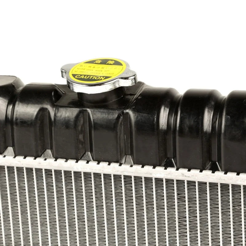 Omix Radiator 2 Row- 74-80 Jeep CJ 6/8 Cylinder - Side View
