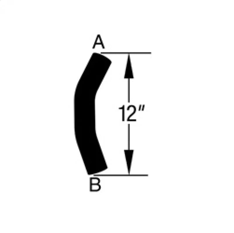 Omix Rdtr Hose Upper 3.7L 02-07 Jeep Liberty (KJ) - Side View