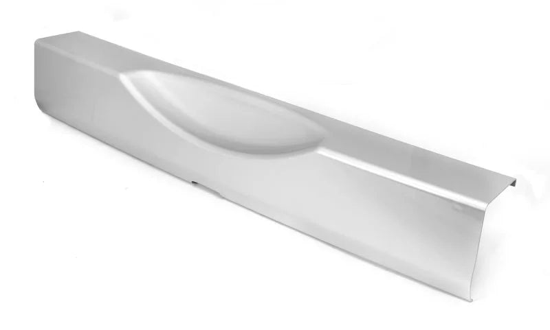 Omix Rear Bumper Applique Silver 07-18 Jeep Wrangler - Main Product View