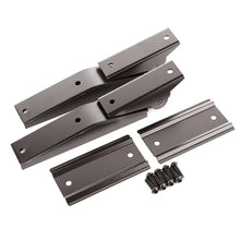 Load image into Gallery viewer, Omix Tailgate Hinge Set Black 97-06 Wrangler TJ - Main Product View