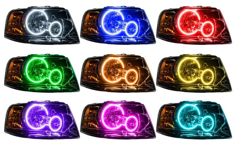Oracle 03-06 Ford Expedition SMD HL - Black - ColorSHIFT w/ Simple Controller - Additional View 6