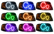 Load image into Gallery viewer, Oracle 03-06 Ford Expedition SMD HL - Black - ColorSHIFT w/ Simple Controller - Additional View 6