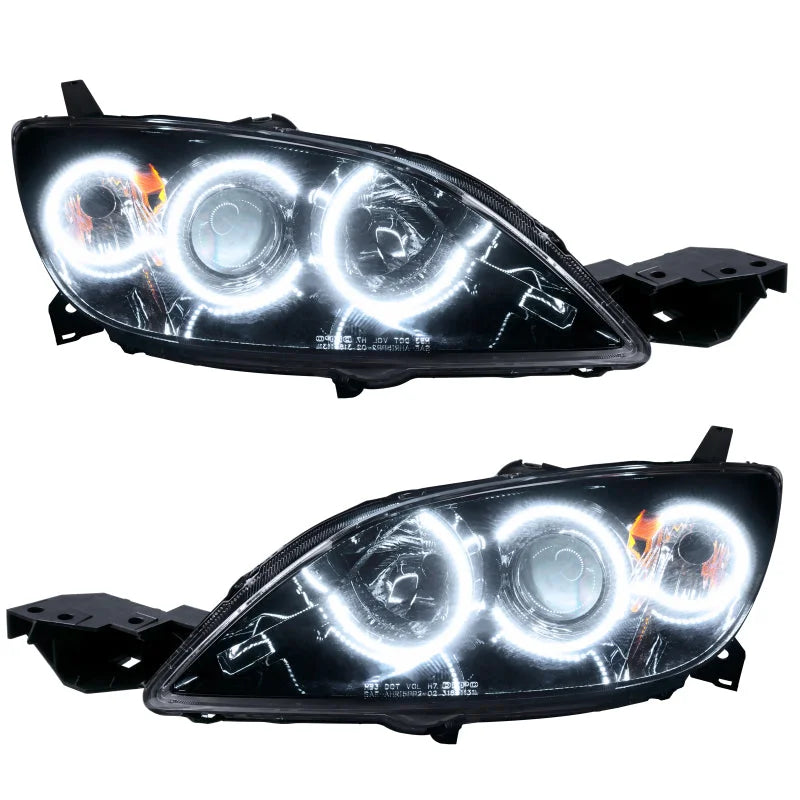 Oracle 04-09 Mazda 3 SMD HL - 4DR - Halogen Style - White - Main Product View
