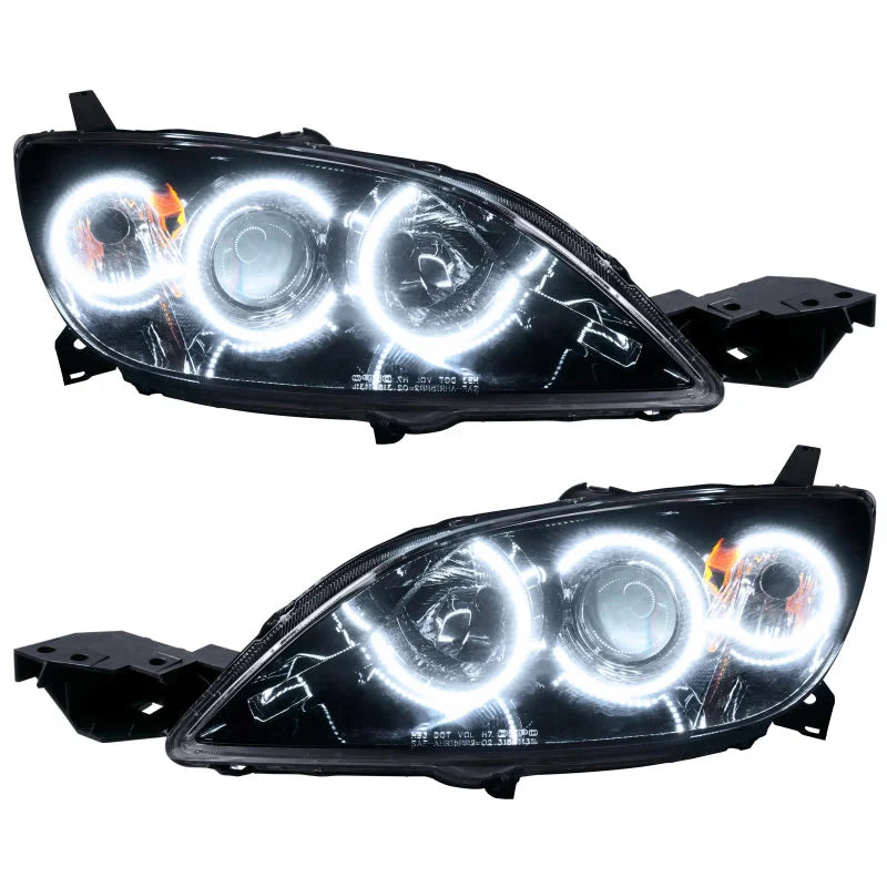 Oracle 04-09 Mazda 3 SMD HL - 4DR - Halogen Style - White - Additional View 5