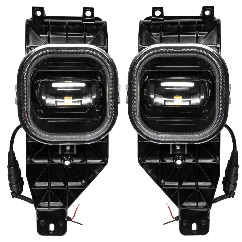 Oracle 05-07 Ford Superduty High Powered LED Fog (Pair) - 6000K - Main Product View