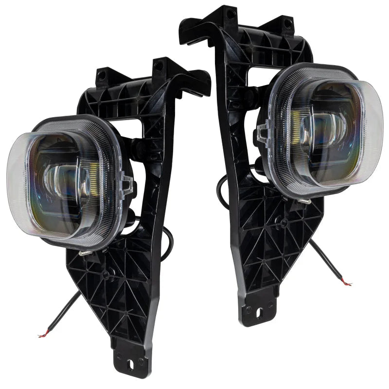 Oracle 05-07 Ford Superduty High Powered LED Fog (Pair) - 6000K - Side View