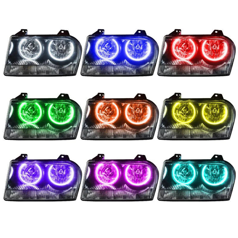 Oracle 05-10 Chrysler 300 V6 SMD HL - ColorSHIFT w/o Controller - Side View