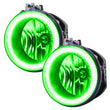 Load image into Gallery viewer, Oracle 05-14 Dodge Charger LED Waterproof Fog Halo Kit - Green - Side View