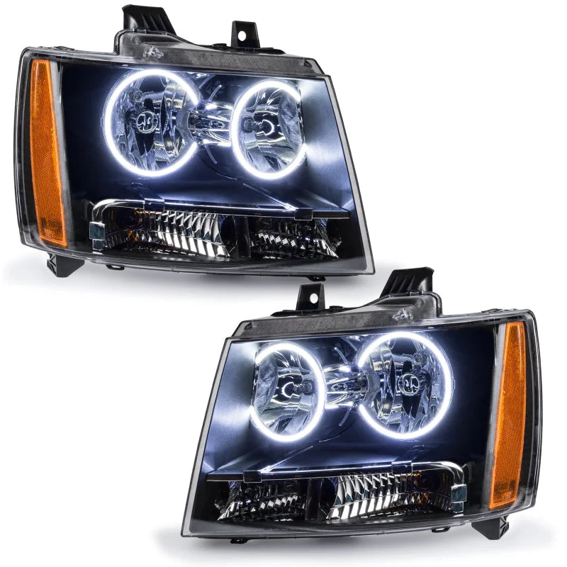 Oracle 07-13 Chevrolet Avalanche Pre-Assembled SMD Headlights - White - Main Product View