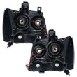 Load image into Gallery viewer, Oracle 07-13 Chevrolet Avalanche Pre-Assembled SMD Headlights - White - Back View