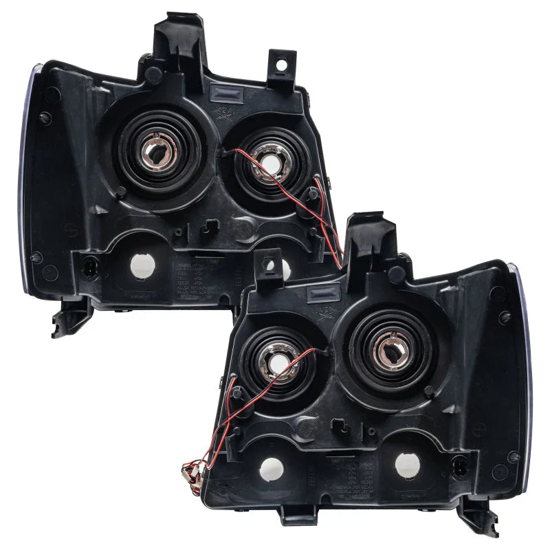 Oracle 07-13 Chevrolet Avalanche Pre-Assembled SMD Headlights - White - Back View