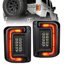 Load image into Gallery viewer, Oracle 07-17 Jeep Wrangler JK Flush Mount LED Tail Lights - Tinted - Main Product View