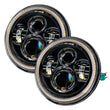 Load image into Gallery viewer, Oracle 07-18 Jeep Wrangler JK Switchback LED Halo Headlights - Amber/White - Switchback - Main Product View