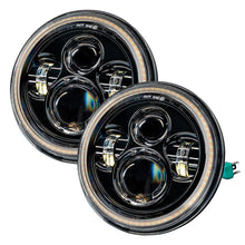 Load image into Gallery viewer, Oracle 07-18 Jeep Wrangler JK Switchback LED Halo Headlights - Amber/White - Switchback - Main Product View