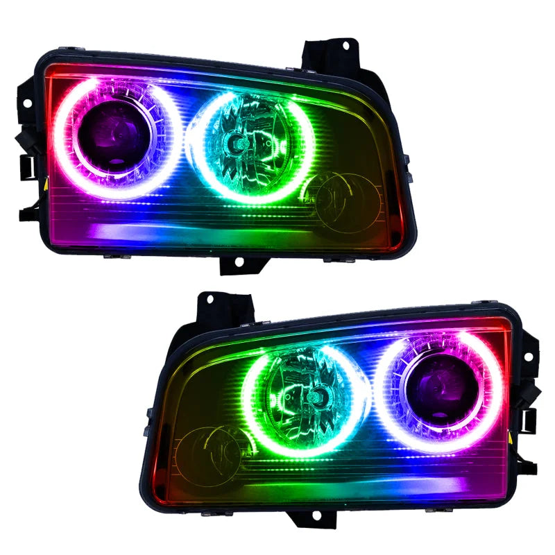 Oracle 08-10 Dodge Charger SMD HL (HID) - ColorSHIFT w/o Controller - Main Product View