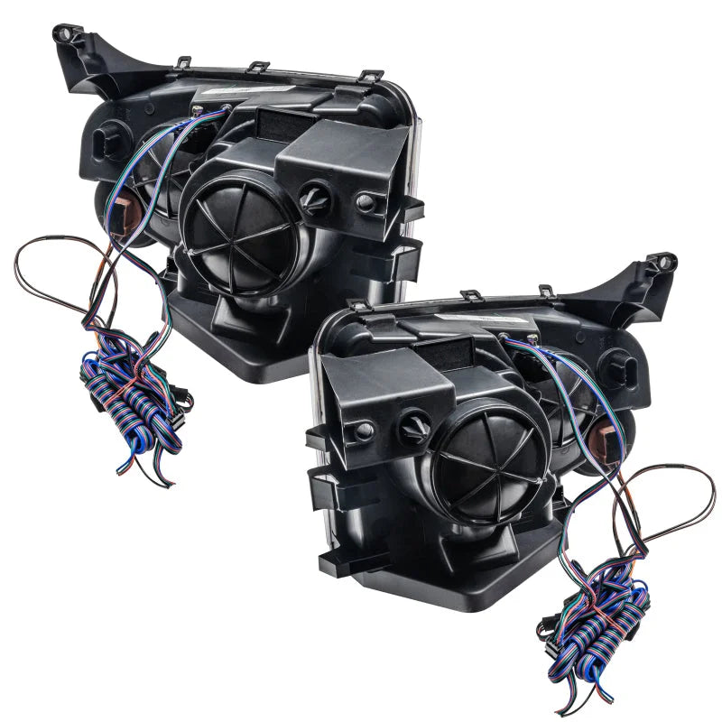 Oracle 08-10 Dodge Charger SMD HL (HID) - ColorSHIFT w/o Controller - Side View
