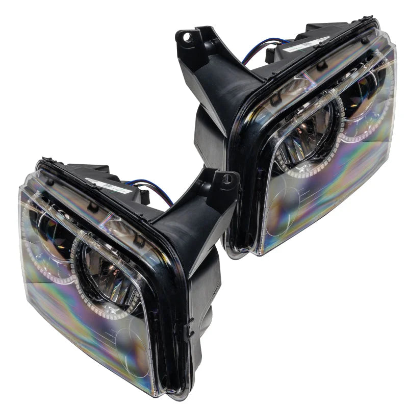 Oracle 08-10 Dodge Charger SMD HL (HID) - ColorSHIFT w/o Controller - Installation View