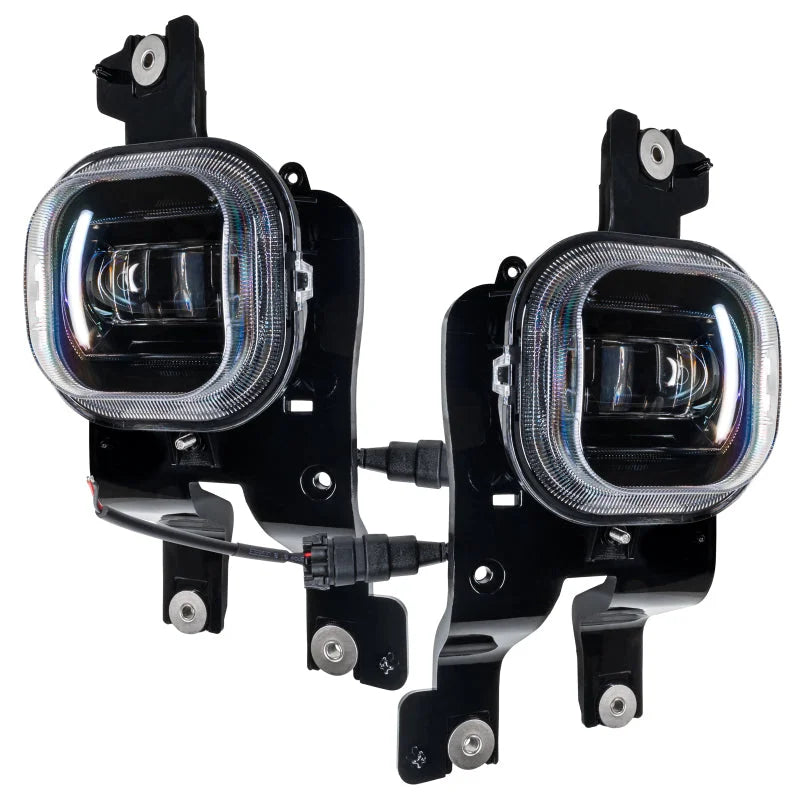 Oracle 08-10 Ford Superduty High Powered LED Fog (Pair) - 6000K - Back View