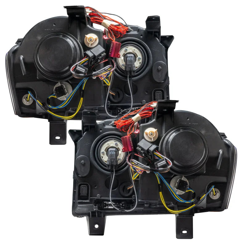 Oracle 08-10 Jeep Grand Cherokee SMD HL - HID - ColorSHIFT w/ BC1 Controller - Installation View