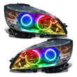 Load image into Gallery viewer, Oracle 08-11 Mercedes Benz C-Class Pre-Assembled Headlights Chrome Housing w/o Controller - Additional View 5