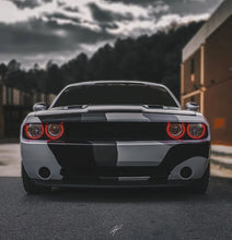 Load image into Gallery viewer, Oracle 08-14 Dodge Challenger Dynamic Surface Mount Headlight Halo Kit - - Dynamic - Back View